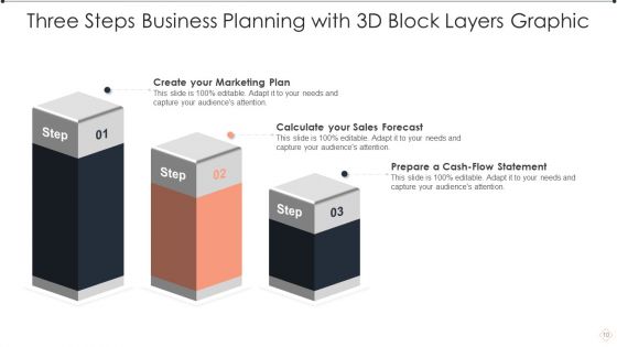 3D Block Layers Ppt PowerPoint Presentation Complete With Slides