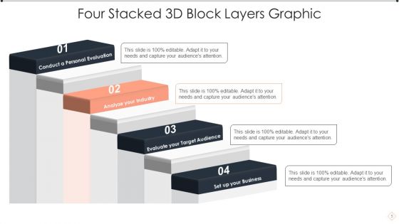 3D Block Layers Ppt PowerPoint Presentation Complete With Slides