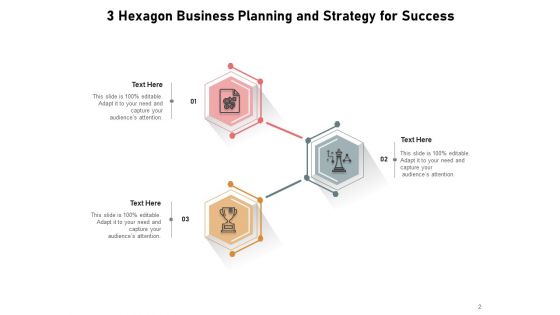 3 Hexagon Infographic Business Planning Strategy Ppt PowerPoint Presentation Complete Deck
