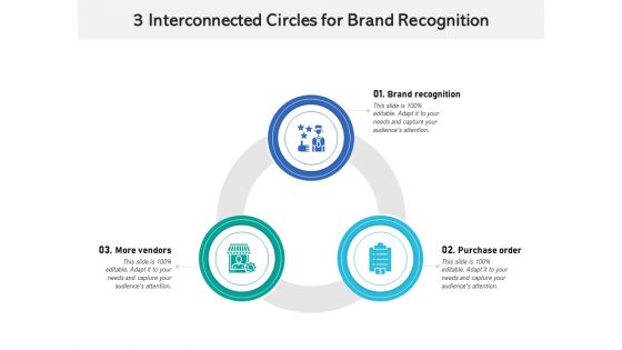 3 Interconnected Circles For Brand Recognition Ppt PowerPoint Presentation Professional Rules PDF 3 Interconnected Circles For Brand Recognition Ppt PowerPoint Presentation Professional Rules PDF