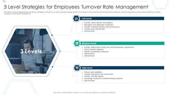 3 Level Strategies For Employees Turnover Rate Management Ppt PowerPoint Presentation Summary Slide Download PDF 3 Level Strategies For Employees Turnover Rate Management Ppt PowerPoint Presentation Summary Slide Download PDF