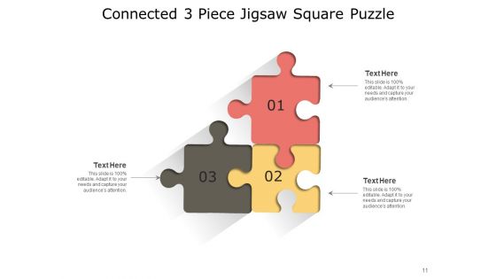 3 Parts Puzzle Circular Shape Split Segments Ppt PowerPoint Presentation Complete Deck