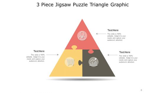 3 Parts Puzzle Circular Shape Split Segments Ppt PowerPoint Presentation Complete Deck