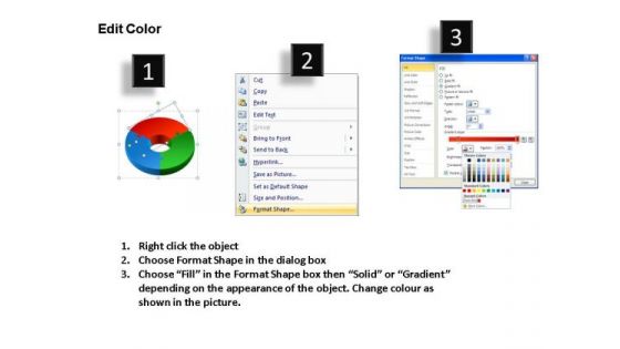 3 Stages Editable Cycle Chart PowerPoint Slides And Ppt Templates