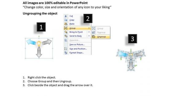 3 Stages Hub And Spoke Diagram Ppt Outline Business Plan PowerPoint Slides