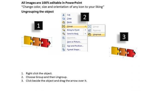3 Stages Linear Interconnected Flow Chart Business Plan Outline PowerPoint Templates