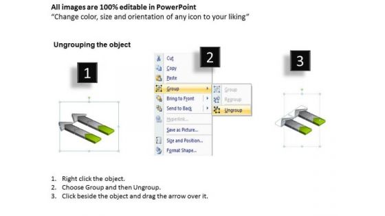 3 Stages Simultaneous Process Flows Business Plan Tools PowerPoint Templates
