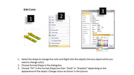 3 Stages Simultaneous Process Flows Software Business Plan Example PowerPoint Templates