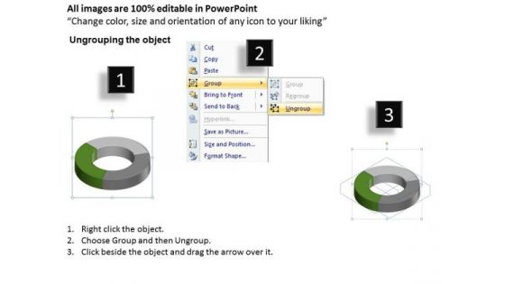 3 Step Circular Chart Illustration Business Plan Template Pages PowerPoint Templates