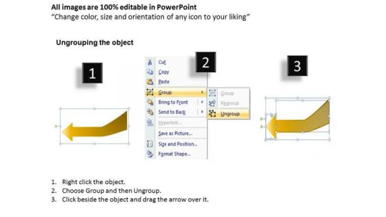 3 Steps Arrows Sequence Diagarm Make Business Plan PowerPoint Slides
