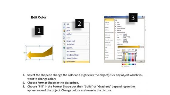 3 Steps Arrows Sequence Diagarm Make Business Plan PowerPoint Slides