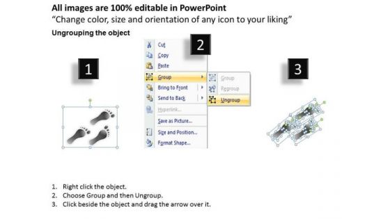 3 Steps Perception Process PowerPoint Presentation Template