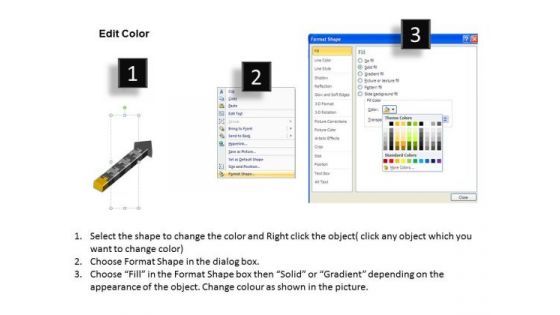 3d Arrow Dilemma Of Puzzle Process 7 Stages Small Business Plans PowerPoint Templates