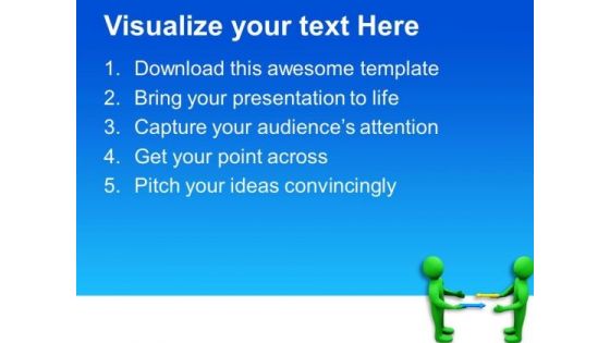 3d Arrow Exchange Illustration PowerPoint Templates Ppt Backgrounds For Slides 0813
