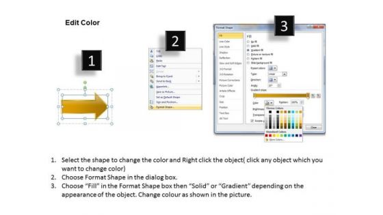 3d Arrow PowerPoint Decision Processing Layout Templates Ppt Backgrounds For Slides