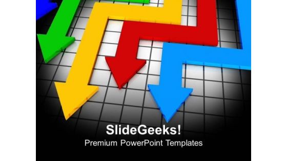 3d Arrows Business Progress Marketing PowerPoint Templates Ppt Backgrounds For Slides 0313