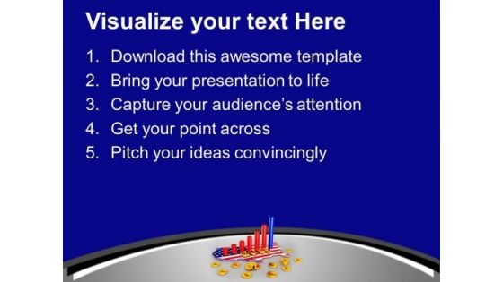 3d Business American Growth Year 2013 PowerPoint Templates Ppt Backgrounds For Slides 1212