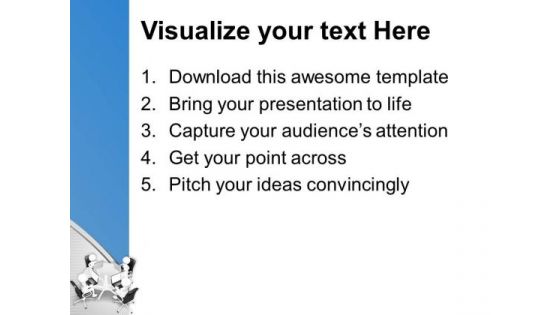 3d Business People Working On Laptop PowerPoint Templates Ppt Backgrounds For Slides 0213