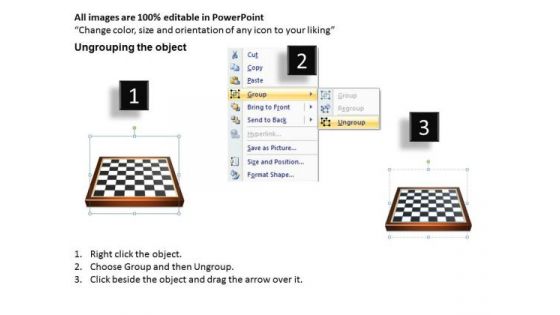 3d Chess Board PowerPoint Presentation Template
