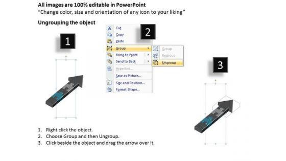 3d Chronicle Puzzle Illustration 4 Stages Making Business Plan PowerPoint Slides