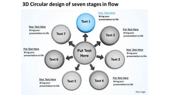 3d Circular Design Of Seven Stages In Flow Spoke Process PowerPoint Templates 3d Circular Design Of Seven Stages In Flow Spoke Process PowerPoint Templates