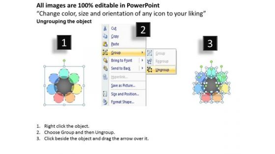 3d Circular Diagram Marketing Mix PowerPoint Presentation Template