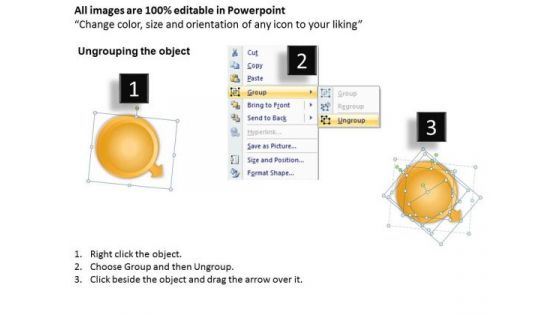 3d Circular Flow Diagram Representing Steps Process Chart Manufacturing PowerPoint Slides