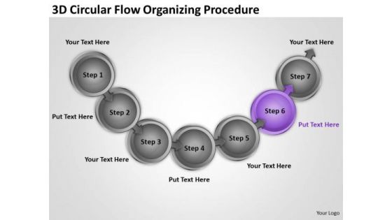 3d Circular Flow Organizing Procedure Linear Rate PowerPoint Slides 3d Circular Flow Organizing Procedure Linear Rate PowerPoint Slides