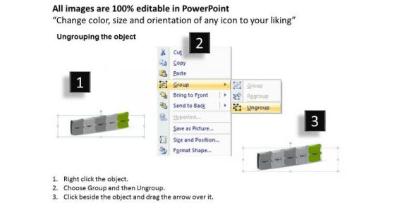 3d Consecutive Flow Process 5 Concepts What Is Charts PowerPoint Slides