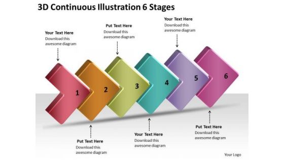 3d Continuous Illustration 6 Stages Electrical Schematic Symbols PowerPoint Slides 3d Continuous Illustration 6 Stages Electrical Schematic Symbols PowerPoint Slides
