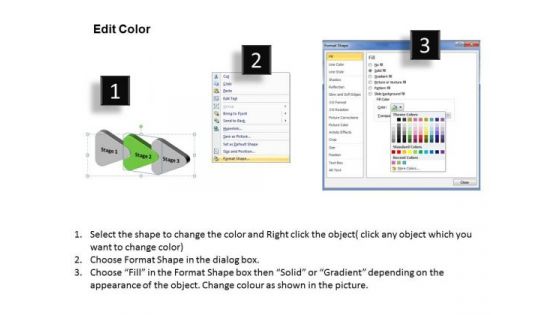 3d Correlated Description Navigation Arrow Stages Ppt Freeware Flowchart Slides PowerPoint Templates