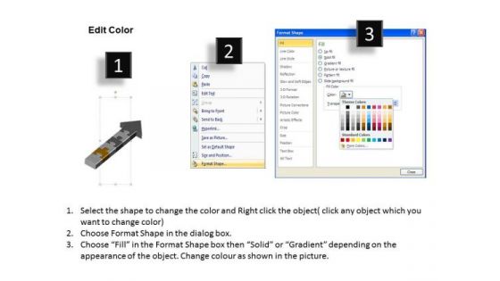 3d Custom Flow Puzzles 5 Stages Diagram Business Continuity Plan Software PowerPoint Slides