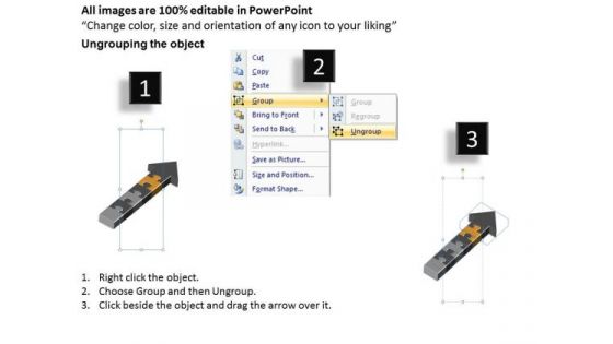 3d Custom Flow Puzzles 5 Stages Diagram Ppt Example Of Business Plan Outline PowerPoint Slides