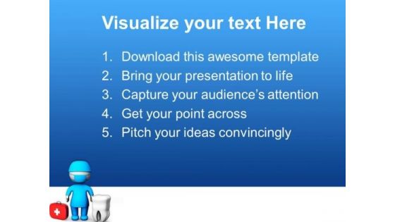 3d Dental Image Of Doctor PowerPoint Templates Ppt Backgrounds For Slides 0813