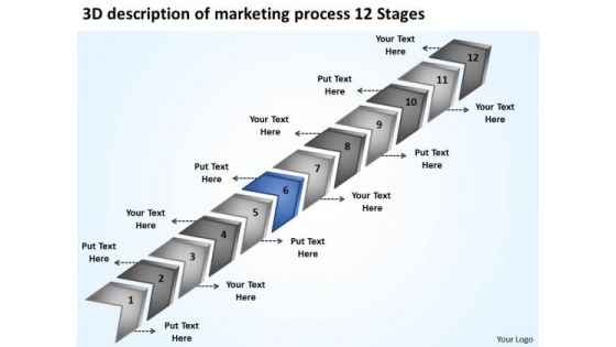 3d Description Of Marketing Process 12 Stages Sample Business Plan Format PowerPoint Slides 3d Description Of Marketing Process 12 Stages Sample Business Plan Format PowerPoint Slides