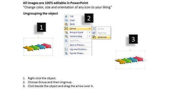 3d Direct Illustration Of Banking Process Using 4 Stages Manufacturing Flow Chart PowerPoint Slides