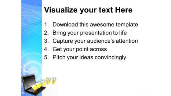 3d File Sharing Business PowerPoint Templates And PowerPoint Themes 1012