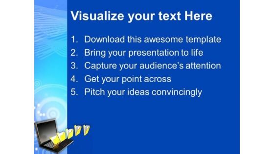3d File Sharing Business PowerPoint Templates And PowerPoint Themes 1012