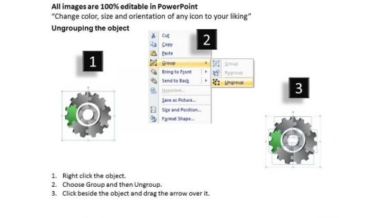 3d Gears Chart 6 Stages Process Flow Ppt Business Development Plan PowerPoint Slides