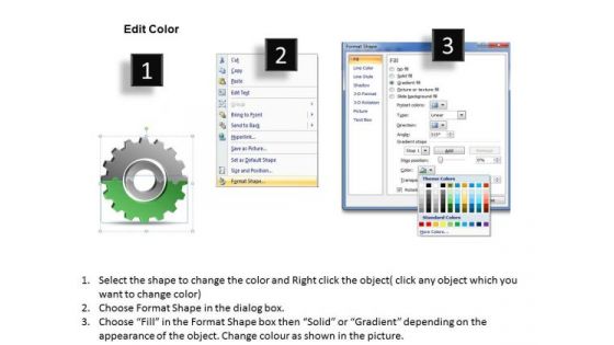 3d Gears Chart Business Stages Ppt Strategic Plans PowerPoint Templates