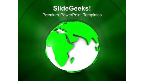 3d Globe Environment PowerPoint Templates Ppt Backgrounds For Slides 0413