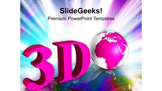 3d Globe Unique Earth PowerPoint Templates Ppt Backgrounds For Slides 0313