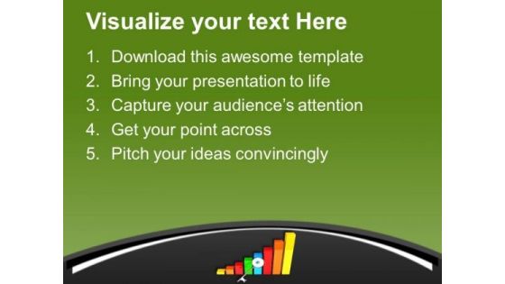 3d Graph Rising With Key Of Success PowerPoint Templates Ppt Backgrounds For Slides 0413