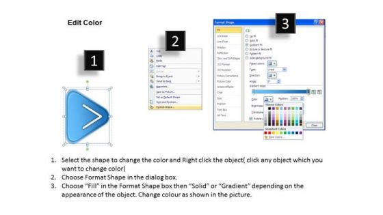 3d Graphical Demonstration Process 6 Stages Simple Business Plan Outline PowerPoint Slides