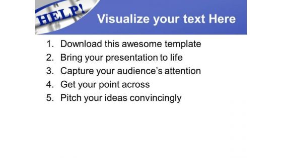 3d Help Illustrating Computer Phobia Help PowerPoint Templates Ppt Backgrounds For Slides 0113