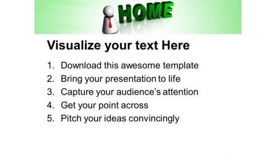 3d Home Business PowerPoint Templates And PowerPoint Themes 0812