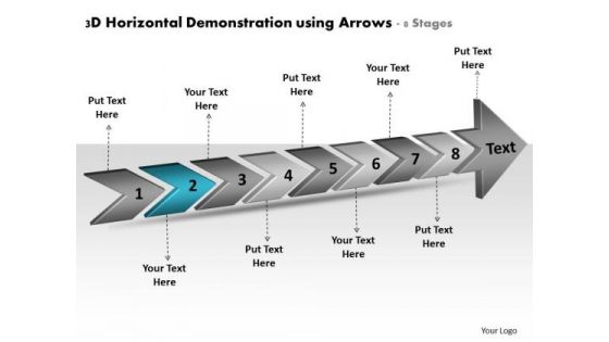 3d Horizontal Demonstration Using Arrows 8 Stages Business Plan Flow Chart PowerPoint Slides 3d Horizontal Demonstration Using Arrows 8 Stages Business Plan Flow Chart PowerPoint Slides