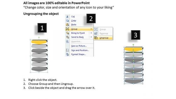 3d Hypothesis Of Seven Linear Steps Startup Business Plan Example PowerPoint Slides