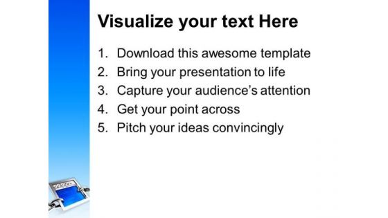 3d Illustration Of A Internet Browser PowerPoint Templates Ppt Backgrounds For Slides 0213