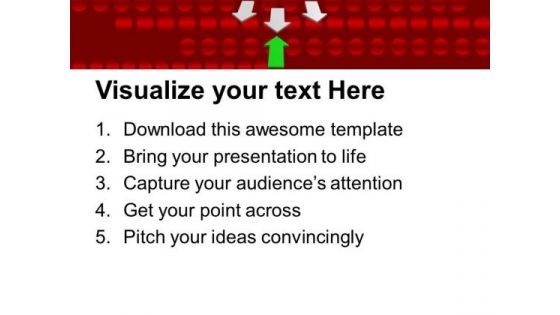 3d Illustration Of Arrows PowerPoint Templates Ppt Backgrounds For Slides 0213